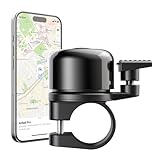 AirBell Pro - Fahrradklingel mit integriertem Tracker für Apple Find My Netzwerk, AirTag Alternative (22.2mm Standard Lenker)