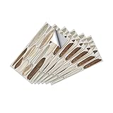 GALPADA 6 Blätter Wasserfeste Wandaufkleber Dekorative Fliesenaufkleber für Küchen Ölbeständige Tapeten Einfach zu Anbringen und Entfernen Praktischer Wandschutz für Zuhause