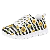 Kuiaobaty Modische Outdoor-Sneaker für Kinder, Affenkaktus-Druck, Gymnastikschuhe für Schule (groß/klein/Kleinkinder), sonnenblume, 29 EU