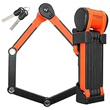 Kryptonite Evolution 790 Faltschloss - 90 cm, Sicherheitsgrad 7/10, Kompaktes sicheres Fahrradschloss mit Stahlgliedern, 2 Schlüsseln & Transporthalterung für Fahrrad