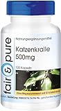 Katzenkralle Kapseln 500mg Rindenpulver - Una De Gato - vegan - ohne Magnesiumstearat - 120 Kapseln