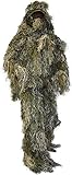 Taktischer 'Ghillie Suit' Tarnanzug mit Jacke, Hose, Kopf- und Gewehrabdeckung Farbe Wood-Land Camo Größe XL/XXL