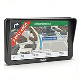 Elebest City 90+ – 9 Zoll GPS Navigationsgerät für Auto, LKW & Wohnmobil | 52 Länder Europakarte, Bluetooth, Freisprecheinrichtung, Blitzerwarner, Fahrspurassistent, lebenslange Updates