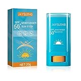 sunscreen stick,Moisturiser Sun Stick,invisible sun care stick SPF 50,sonnencreme gesicht fest,Waterproof,Nicht Fettend, Einfach Anzuwendend Sonnenschutz,Face Sunscreen for All Skin Types(1pcs)