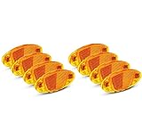 Büchel Unisex – Erwachsene Speichen [8er Set] StVZO zugelassen und bruchsicher I, Katzenaugen Reflektoren Fahrrad, Speichenreflektoren, Orange