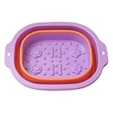 Faltbarer Badhocker – 10 l wasserdichter Pool, entspannende Massage | Faltbarer Basistisch mit Massagepunkten, tragbare Badewanne während der Entspannung zu Hause, Reisen