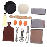 BESPORTBLE 1Satz Backwerkzeuge Set Backschale Und Eiermischer Für Realistisches Küchenzubehör Für Puppenhaus Und Spielküche Für Kreatives Und Backen