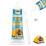 Allisway Nahtdichter für Zelte, Planenkleber, Nahtdichter, Stark Haftend, VerschleißFest und Wasserfest, Geeignet für den Einsatz in Zelten, Schlauchbooten, RegenmäNteln usw, 100 ml