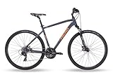 HEAD Herren I-Peak I Crossbike, Grau matt/orange, 55 cm