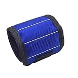 IKOPFLN Magnetarmband Nagelhalterarmband Nagelhalter für Männer Geschenk für Vater, Ehemann, Freunde, Rot, Blau, Polyester