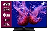 JVC 43 Zoll QLED Fernseher/TiVo Smart TV (4K UHD, HDR Dolby Vision, Dolby Atmos, Triple-Tuner) LT-43VUQ3455 [2024]