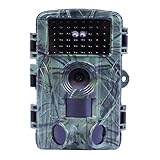 46pcs 940nm IR WiFi Wildkamera mit 4K 60MP Nachtsicht, IP66 wasserdicht, 20M Erkennung, 0.3S Trigger, 8XAA batteriebetrieben