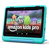 Amazon Fire HD 8 Kids Pro-Tablet (Neueste Generation), für Kinder von 6-12 J. | 3 GB RAM, 8-Zoll-HD-Bildschirm, werbefreie Inhalte, Kindersicherung, 13 Std. Akkulaufzeit, 32 GB, blaugrün (2024)
