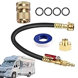 Bohany -Ausblasstopfen | 43,2 cm Schlauch-Frostverbinder – RV-Luftkompressor-Ausblasadapter, 8 Stück, für Sprinkler, Gartenanhänger, Winterboot, Marine-Bewässerungsanhänger