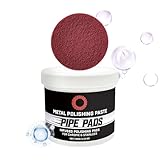 Polierpaste für Metall – Schutz zum Entfernen von Kratzern – Polierscheiben für Chrom und Edelstahl | Für Oxidation und Verfärbung auf Messing, Aluminium, Chrom, Edelstahl, Rohre, Wege