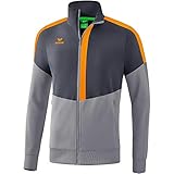 Erima Herren Squad Worker Jacke (1032026), slate grey/monument grey/new orange, L