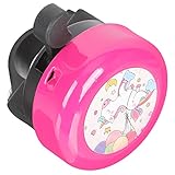 Toyvian Einhorn Fahrradklingel für Cartoon Fahrradglocke Wetterfester Lauter für Mädchenfahrräder mit Lenkerdurchmesser für Sicheres