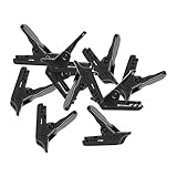 10 Stück Planen-Vorzelt-Clips, wiederverwendbar, für Camping, Autoabdeckungen, Schwimmbadabdeckungen, schwarz