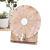 Preisrad-Spinner, 35 x 29 x 13,5 cm, Tisch-Roulette-Rad für Klassenzimmerbelohnungen, Messen mit Drehfunktion, Familienspielabend für Kinder, Teenager, Erwachsene, Urlaub, Geburtstag