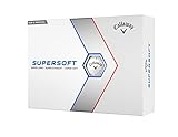 Callaway Golf Unisex Supersoft 23 12 Pack Performance Golf Bälle - Weiß, one dozen