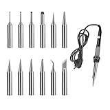12x Lötspitze 900M Set - Kompatibel mit Hakko/Yihua/Atten Lötstationen | Hochwertige Ersatzspitzen für Lötkolben & Schweißgeräte-Zubehör