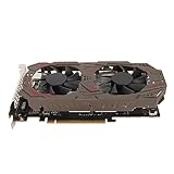 Kikumi PC-Grafikkarte, GTX1060 6G GDDR5 192Bit Gaming-Grafikkarte, Geräuschloser Betrieb, PCI Express X16 3.0, Unterstützt 6 GB 3D-API für Multimedia