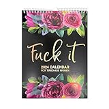 1 Stück Damenkalender 2024, müder Damenkalender, humorvoller Planer, kreatives Zubehör, geeignet für interessante und neuartige Geschenke für Frauen