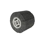 Schleifwalze Bürste,Nylonbürste, Schleifhülsen für Schleifroller Satiniermaschine ,Körnung 60,Satinierwalze für Holz & Metall Oberfläche Polieren- Ø120x100mm