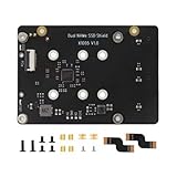 X1005 Adapterplatine, kompatibel, Doppel-NVMe Solid Disk Adapter, schnelle Datenübertragung, PCIe 2.0 Erweiterungszubehör