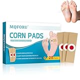 Hühneraugen Enpflaster Pflaster, 28Pcs Mais-Entferner-Pads Hühneraugenpflaster Pflaster Corn Remover Pads, Druckschutzpflaster zur Behandlung bei Hühneraugen