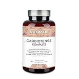 Schwarzer Knoblauch Komplex 11250mg - Leistung 15:1 + Weißdorn Olivenblatt Q10 S-Allylcystéine Vit B - Cardiotense Komplex 90 Kapseln Nutralie