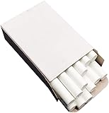 10 Stück weiße staubfreie Kreidetafelkreide, staubfreie Kreide für Indoor-Kreidetafel, einfach zu bedienen, staubfreie Kreide, wasserlösliche, staubfreie Kreidetafel, Kreide, Buntstifte, Schule