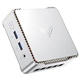 NiPoGi Mini PC Ιntel Alder Lake-N97(bis zu 3,6 GHz), 16 GB DDR4 512 GB M.2 SSD Mini Desktop Computer W-11 Pro, Dual-WiFi, HDMI 2.0, DP, 4K UHD Dual Display E2 Mini-PC mit VESA für Schule, Büro, Heim.