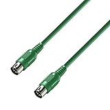 Adam Hall Cables 3 STAR MIDI 0150 GRN Midikabel 5-Pol | 1.5 m
