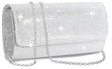BBjinronjy Kettentasche Damen Clutch Bag Abendtasche Handtasche Hochzeit Tasche Abendtasche Umhängetasche Mädchen Crossbody Schultertasche Elegante