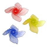 Ipetboom 12 Stück Teiliges Quadratische Leichte Tanzschals in Leuchtenden Bonbonfarben Hautfreundlich und Langlebig für Kindergartenaktivitäten und Bühnenauftritte