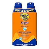 Banana Boat Ultra Mist Sport Performance Broad Spectrum Sun Care Sunscreen Spray - Twin Pack - SPF 30, 6 ounce by Banana Boat