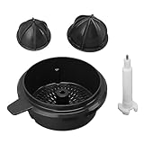 Entsafter-Orangenpressen-Sieb-Kit, ABS-Kunststoff, Entsafter-Orangenpressen-Siebkorb mit Presskegel, Entsafter-Maschinenteile, Zubehör für Thermomix