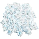 100 Pack Silicagel Beutel, Silicagel Trockenmittel, Aufbewahrung von Lebensmittel Silica Gel entfernt Feuchtigkeit