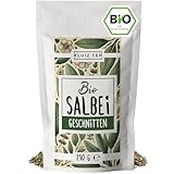 Salbeitee Bio lose - 250 Gramm Bio Salbeitee lose I 100% natürlicher Salbei getrocknet aus Biologischem Anbau by KLUIZ TEA
