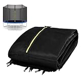 Trampolinnetz - Sicherheitsgehäuseersatz, Außentrampolinschutz | Atmungsaktives Verschleiß-resistentes Netz Für 6 Fuß, 8 Fuß, 10 Fuß Trampoline, Sicheres Aufprall Für Kinder, Hinterhofspaß, Langlebige