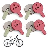 8 Stück Fahrrad Scheibenbremsbeläge, Fahrrad Bremsbeläge für BB5 M446 Mechanische Scheibenbremse, Halbmetall Harz Bremsbeläge für Mountainbike und E-Bike, Erhöhte Wärmeableitung Verschleißfestigkeit