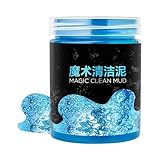 Hogvinnatil Autoschleim Reiniger Staub Reinigungsgel - Autoaufbereitung Werkzeuge | 200g Einfach Zu Verwenden Nicht Scheuernd Für Lederpflege Verdeckpflege Reifenpflege Armaturenbrett Innenraum