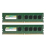 Silicon Power 16GB Kit (2X 8GB) DDR4-RAM-2400MHz (PC4 19200) 288 Pin 1,2V Non-ECC Unbuffered 16GB-UDIMM-Desktop Memory