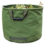 Robuster Gartensack - Gartenabfallsack Laubsack aus robustem Canvas-Gewebe - Faltbarer vielseitiger Gartensack Rasensack in Farbe