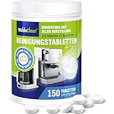 Reinigungstabletten 150 Stück für Kaffeevollautomaten & Kaffeemaschinen - kompatibel für Siemens, Delonghi, Jura Vollautomaten