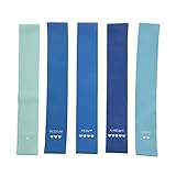 ENERRGECKO Elastischer Kreis Yoga Fitness Rallye Kreis Blau Verlaufende Damen HüFten Mini Widerstand Band Latex VerläNgerung Rallye