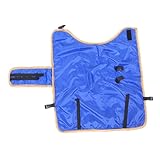 FONDOTIN Wasserdichte Dicke Kalb weste mit Fixierbändern Isolierend und Kältebeständig für Winter Schmutzabweisend Pflegeleicht Geeignet für Kälber in Kalten Feuchten Zufällige Farbe