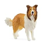 schleich FARM WORLD | Collie 13998 | schleich Bauernhof Spielfigur | detailgetreue Tierfiguren | tolles Geschenk für Jungen und Mädchen | Bauernhof Spielzeug ab 3 Jahre | 2 x 8 x 6 cm