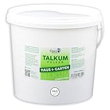 FiPro TALKUMPULVER 3kg Eimer | Talkum-Puder aus 100% Talk Talc | Haus | Haushalt | Garten | natürliches Hausmittel | Fettflecken Schuhpflege Feuchtigkeit Fensterreiniger